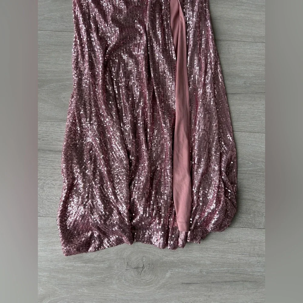 Boubou sequin pink maxi dress - Picture 9 of 10